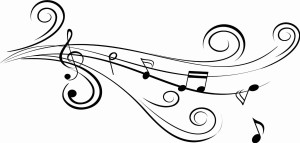 #Naklejka na ścianę Pięciolinia 4