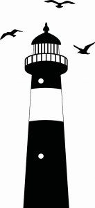 #Naklejka na ścianę Latarnia morska 55