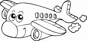 #Naklejka na ścianę dla dzieci Samolot 56