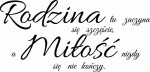 Naklejka na ścianę Tekst 106