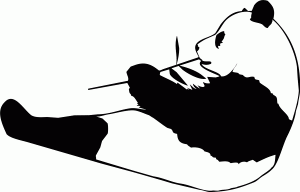 Naklejka ścienna Panda 67
