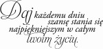 Naklejka na ścianę do sypialni cytat 146