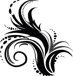 #Naklejka na ścianę Ornament 5