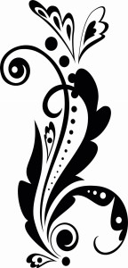 #Naklejka ścienna Ornamenty 74