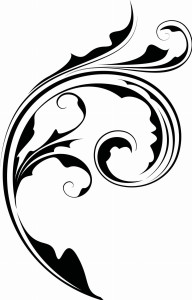 #Naklejka na ścianę Ornament 34