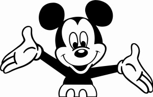 #Naklejka ścienna dla dzieci Myszka Miki 30