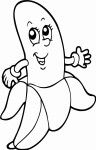 Naklejka na ścianę dla dzieci Banan 94
