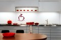 Dekoracja ścienna filiżanka na spodku – idealna do kawiarni lub biura