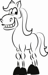 #Naklejka ścienna dla dzieci Koń 21