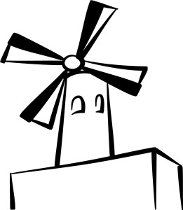 #Naklejka ścienna Wiatrak 19