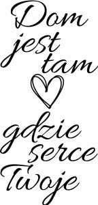 #Napis na ścianę do salonu 58