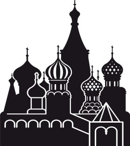 #Naklejka ścienna Moskwa 8