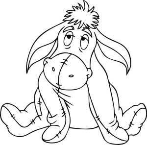 #Naklejka na ścianę dla dziecka Kłapouchy 127