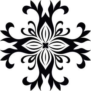 #Naklejka ścienna Ornament 103