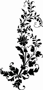 #Naklejka ścienna Kwiaty 22