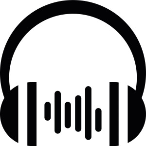 #Naklejka na ścianę Słuchawki 3