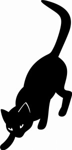 #Naklejka na ścianę Kot 13