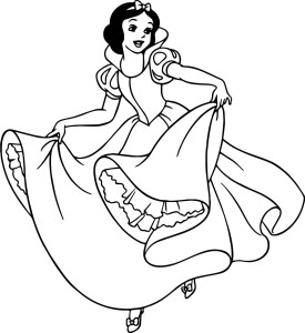 #Naklejka ścienna dla dzieci Królewna Śnieżka 140