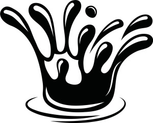 Naklejka ścienna Plusk wody 42