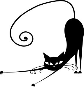 #Naklejka na ścianę Kot 42