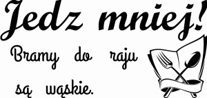 #Napis na ścianę do kuchni 25