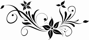 #Naklejka ścienna Kwiaty 76