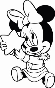 #Naklejka ścienna Minnie 147