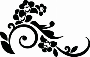 #Naklejka ścienna Orchidea 65