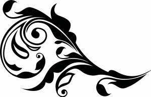 #Naklejka ścienna Ornament 33