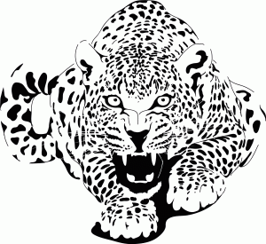 Naklejka na ścianę Jaguar 58