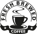 Naklejka ścienna Fresh Brewed Coffee