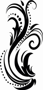 #Naklejka ścienna Ornament 18