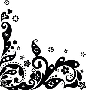 #Naklejka na ścianę Ornament 72