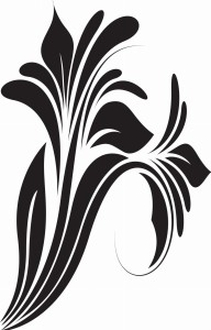 #Naklejka ścienna Ornament 1