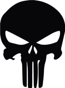 #Naklejka na auto Punisher 37