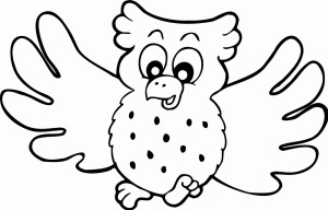 #Naklejka na ścianę dla dzieci Sowa 68