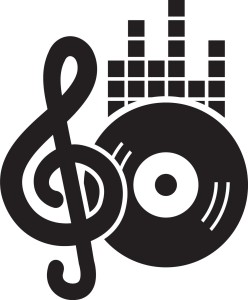 #Naklejka na ścianę Muzyka 7